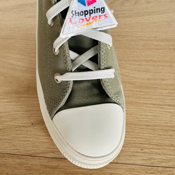 ❤️Converse Chuck 70 De Luxe High Heel Green Platform Size 5.5 Mens Boots A11175C - Picture 9 of 9